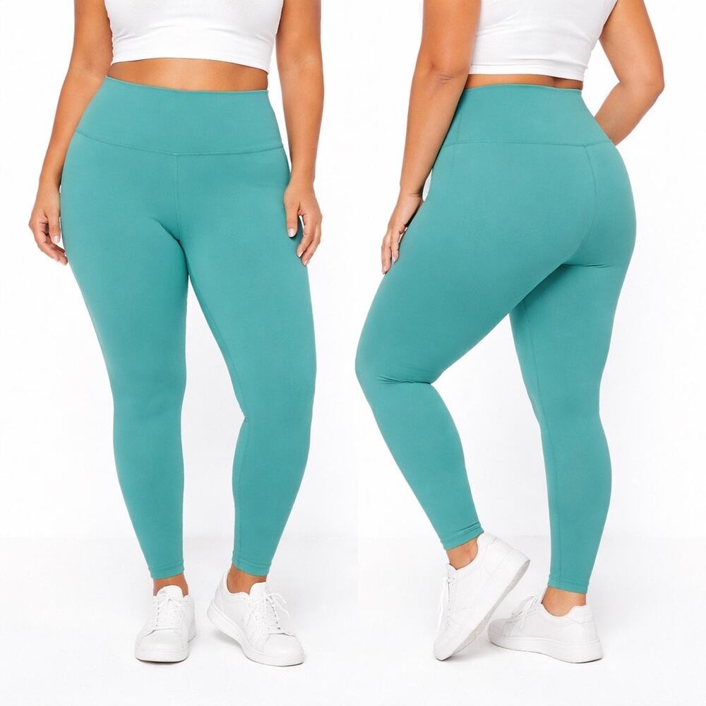 Everlane Perform Ankle Leggings XXL Teal High Rise NWOT Activewear